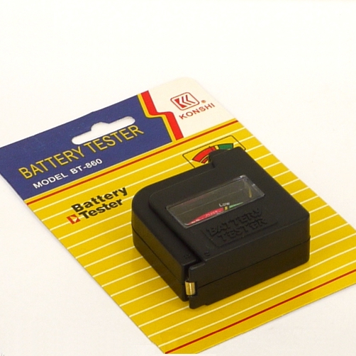 TESTER  per batterie  a carico fittizio con galvanometro BATTERY TESTER