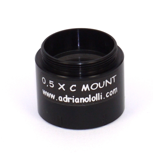 Riduttore di focale semiapo 0,5 X  C Mount lens