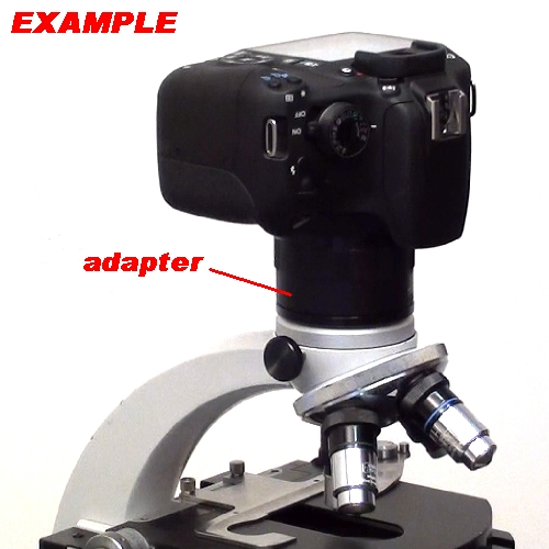 Raccordo diretto video foto a microscopio biologico Zeiss per Nikon,Canon,Sony 