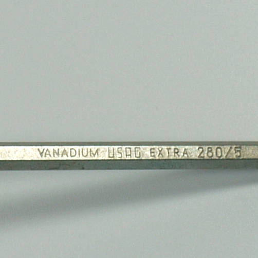 Chiave maschio esagonale piegata a L brugola 5mm USAG vanadium extra