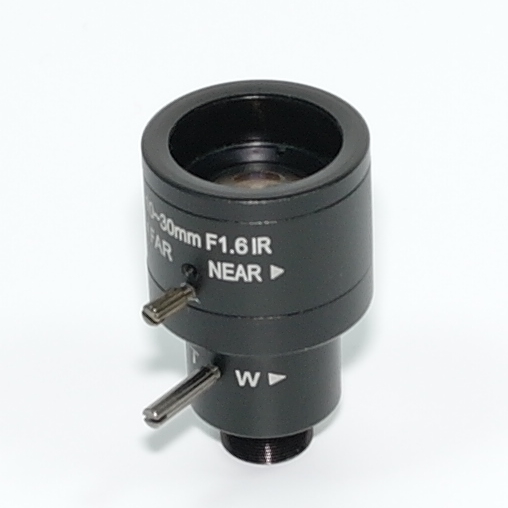 Obiettivo zoom megapixel telecamera webcam web cam passo S mount f 10-30 mm IR