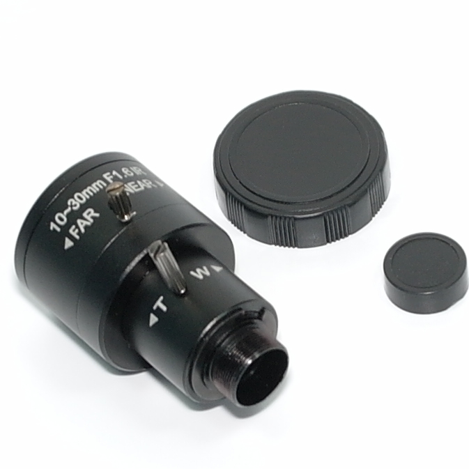 Obiettivo zoom megapixel telecamera webcam web cam passo S mount f 2.6 - 6 mm IR