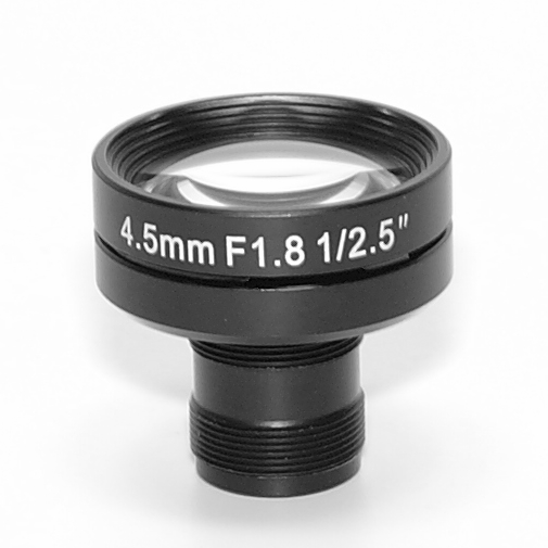 Obiettivo IR telecamera CCTV passo S mount (12mm) f 4,5 mm 10 MP 1/2.5'' 1°s