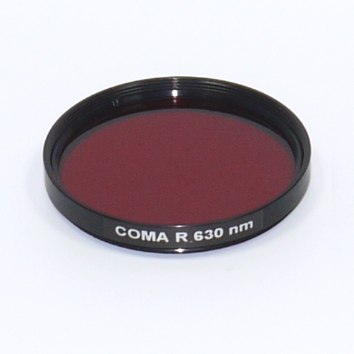 Filtro Rosso scuro in vetro ottico R 630 nm CCD e oculari da 2 pollici
