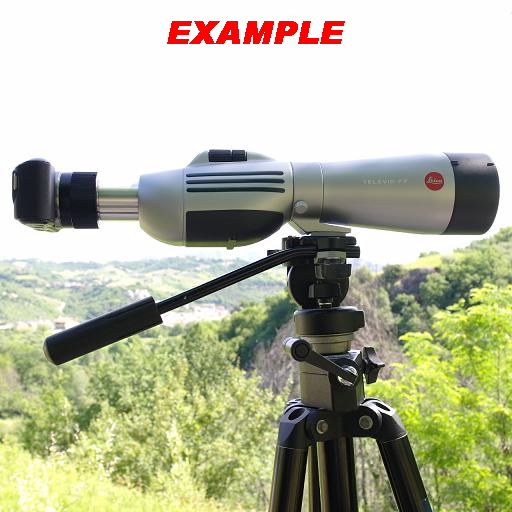 Adattatore foto video per cannocchiali Spotting Scope Leica Televid Ø 41mm