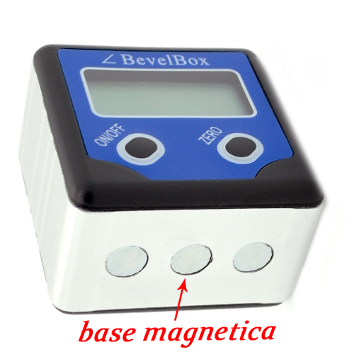 Inclinometro digitale per montature e telescopi con base magnetica goniometro