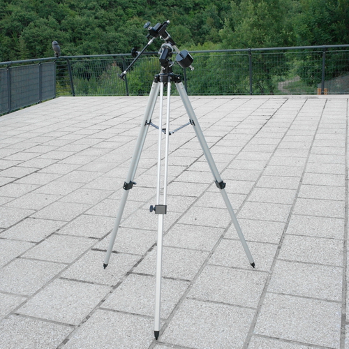 Montatura equatoriale alla tedesca EQ1 per fotocamere completa di cavalletto 