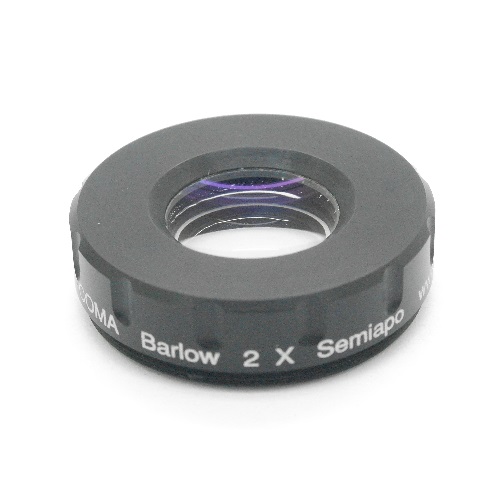 Barlow Apocromatica 2 X per filetto oculare ø 31,8 mm