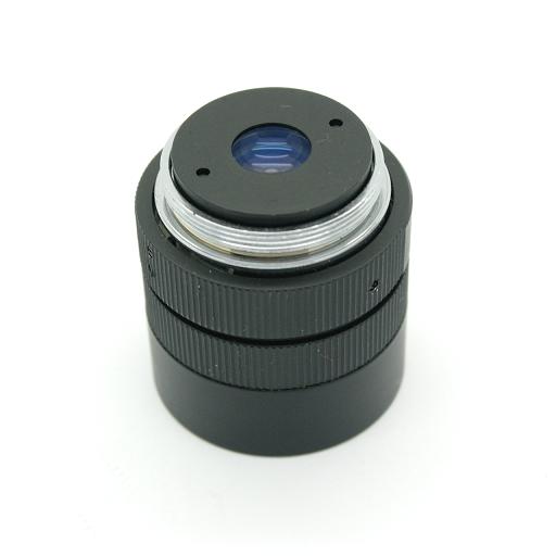 Obiettivo telecamera CCTV passo CS mount f 6 mm 1:1,2  1/3'' con diaframma