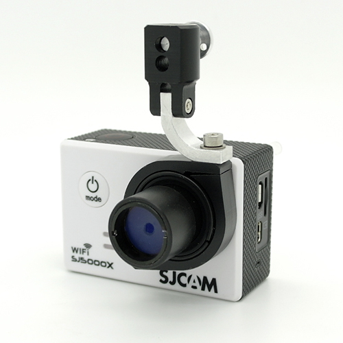 Camera SJCAM SJ6 LEGEND con attacco caschetto Zeiss e obbiettivo odontoiatrico