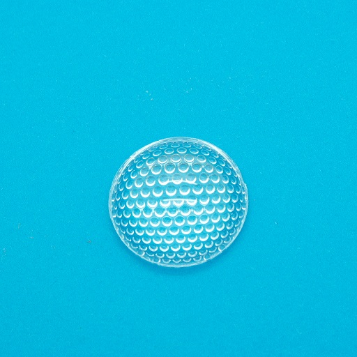 Lente condensatore parabolico con microlenti  Ø 23 mm led lens