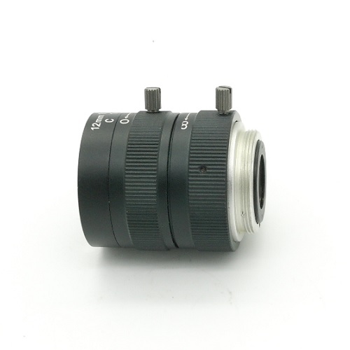 Obiettivo telecamera CCTV passo C mount f 12 mm 1:1,4  1/2'' IR con diaframma