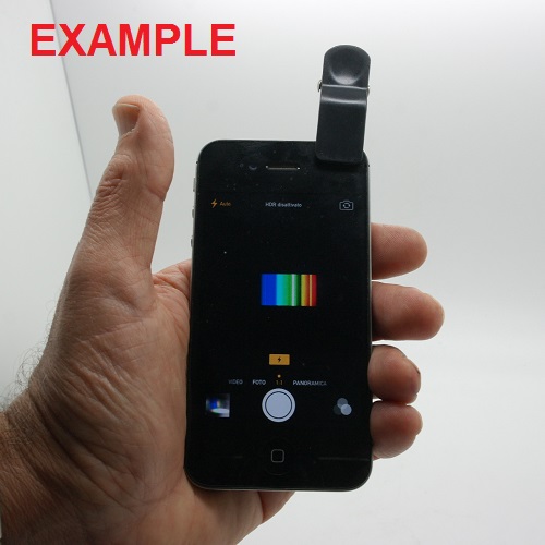 SPEC3 SmartPhone Spettroscopio Spettrofotometro per smartphone e iPhone