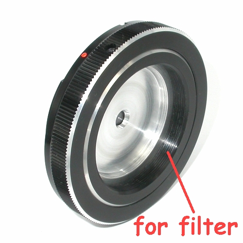 Obiettivo foro stenopeico,pinhole,camera obscura per reflex LEICA R focale 45mm