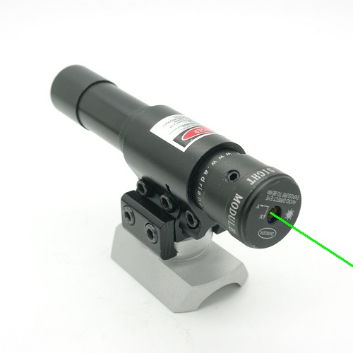 PUNTATORE cercatore LASER VERDE a raggio collimabile con supporto  quick release