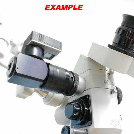 TV TUBE professional microscope ZEISS/KAPS/LEICA con GoPro 7 modificata
