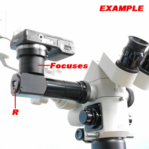 TV TUBE FOTO VIDEO ADAPTER FOR KAPS SURGICAL MICROSCOPE TO DSRL FULL FRAME