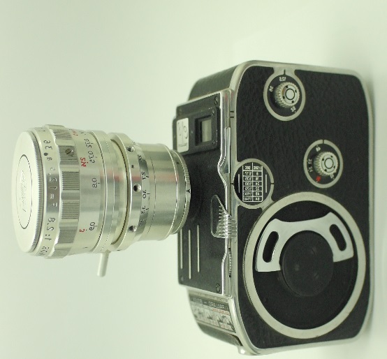 Cinepresa C8 Paillard Bolex con obbiettivo SOM Berthiot Zoom F12.5 - 36