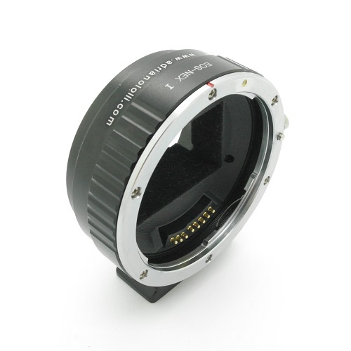Sony NEX E-mount adattatore per obiettivo Canon Eos EF trasmissione elettrica