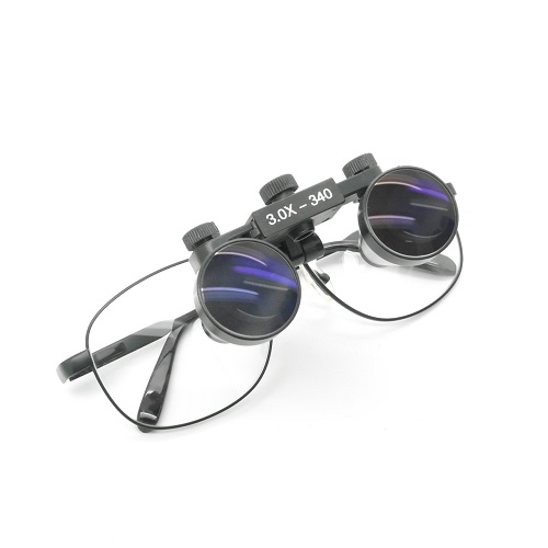 NUOVI occhiali ingrandenti galileiani 3X distanza di lavoro 340mm