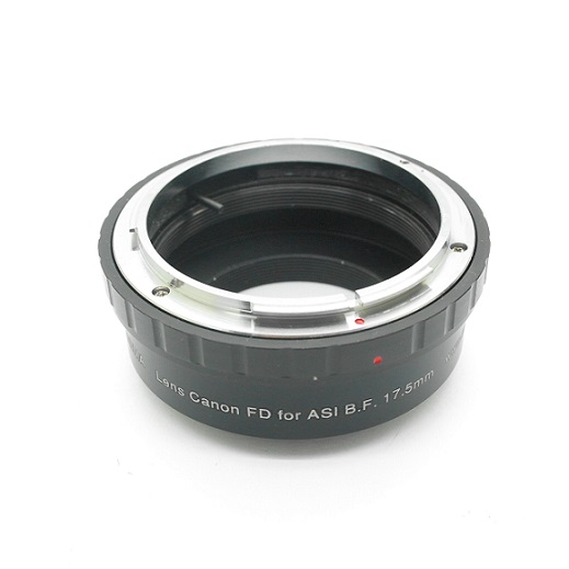 ASI Backfocus 17,5mm Camera CCD adapter for Canon FD lens adattatore filetto t2 