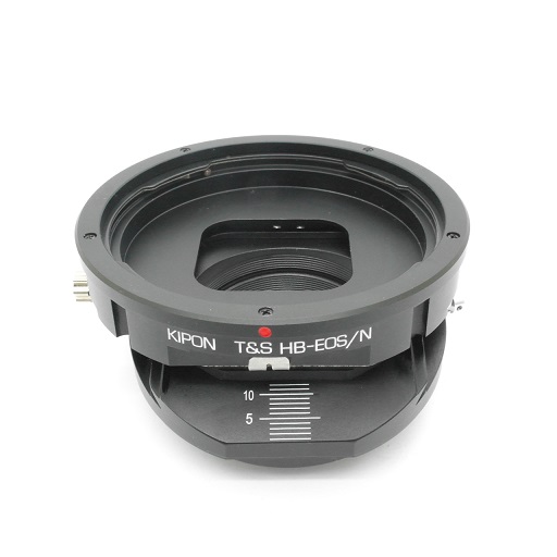 Raccordo Tilt-Shift fotocamera Canon Eos EF a obiettivo Hasselblad T/S adapter
