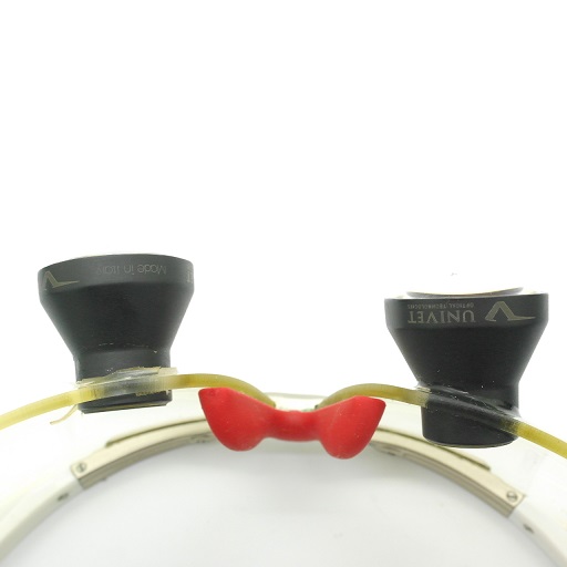 Riparazione collimazione occhiali binocoli odontoiatrici UNIVET o similari