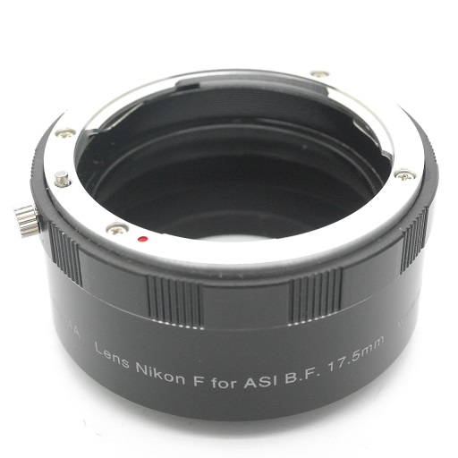 ASI Backfocus 17,5mm Camera CCD adapter for Nikon F lens