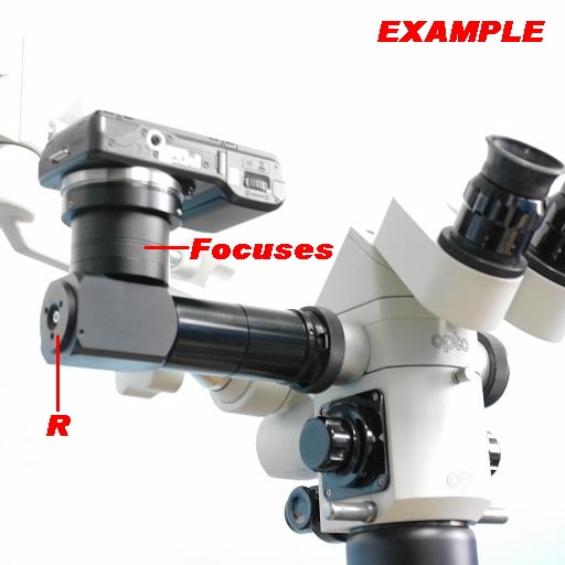 TV TUBE FOTO VIDEO ADAPTER FOR KAPS SURGICAL MICROSCOPE TO MIRRORLESS APS