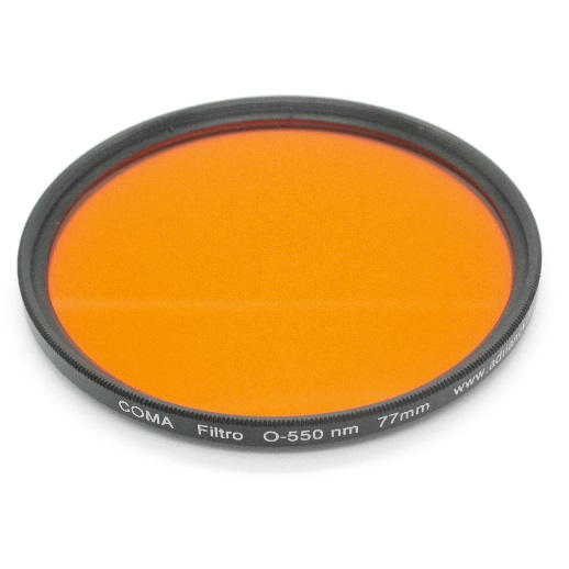 INFRAROSSO Filtro vetro ottico 550 nm nanometri Ø 55-58-62-67-72-77mm