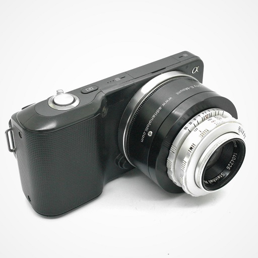Raccordo, adattatore obbiettivi Paxette per fotocamera Sony e-mount adapter