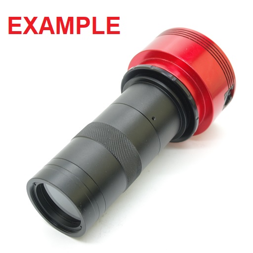 Obbiettivo microscopio MICRO / MACRO per camere astronomiche innesto T2