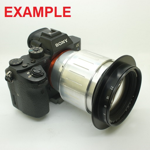 Raccordo per obbiettivo militare Leica 3 inch f2 Elcan a fotocamere mirrorless