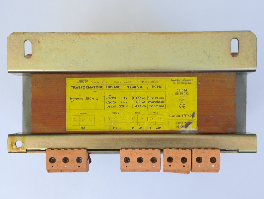 TRASFORMATORE TRIFASE LSP 1700VA 