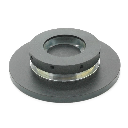 Tavolo con molle e base diframmi  per microscopi  per autocostruttori o ricambio