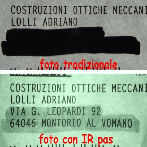 INFRAROSSO Filtro in vetro ottico  IR PASS 630 nm nanometri  Ø 82 diametro 82mm